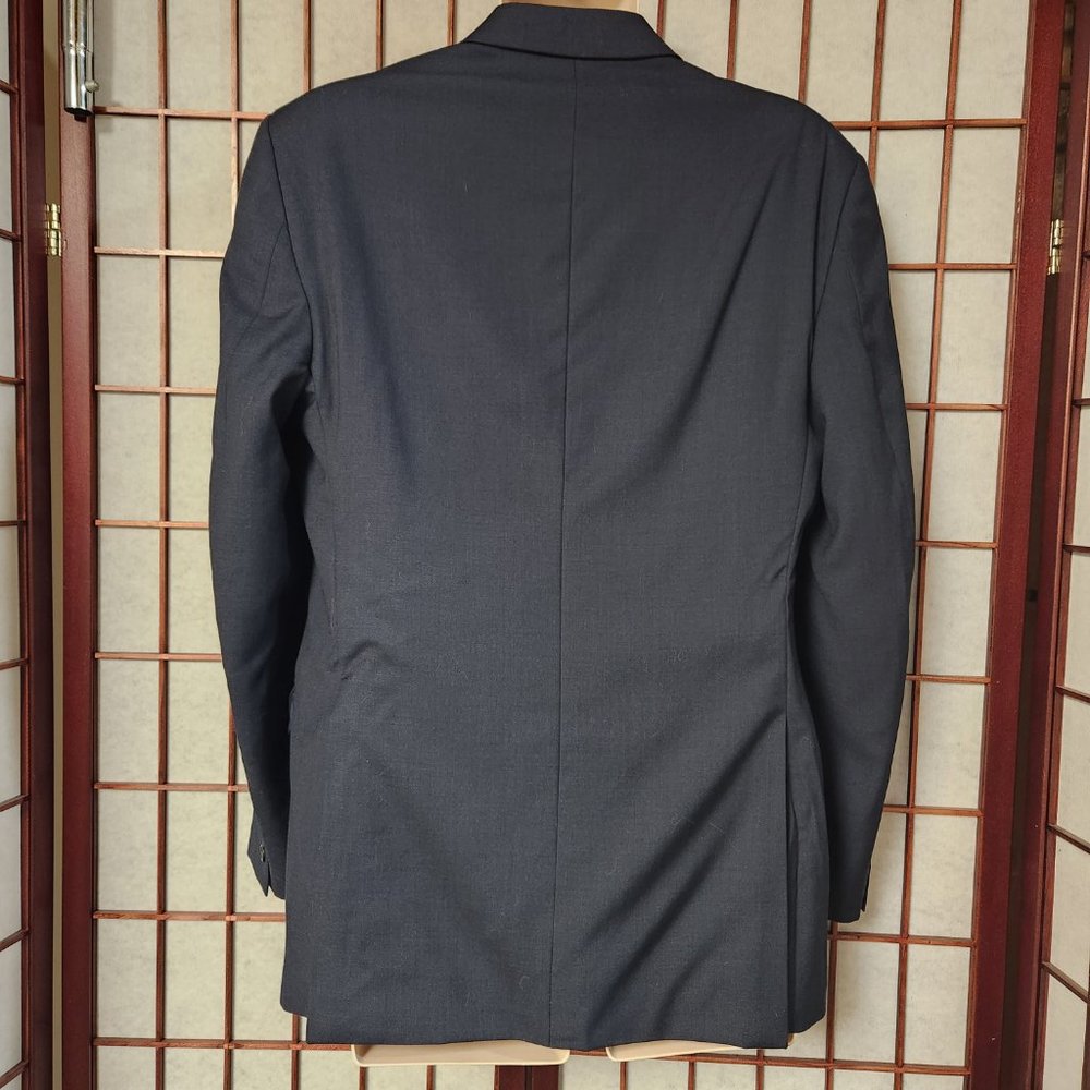 Pronto Uomo Navy Sport Coat Size 40R - Picture 2 of 4